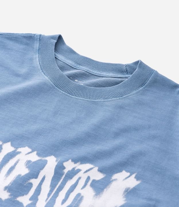 Remera Boxy en Algodón sin Felpa con Estampa Revenge 7
