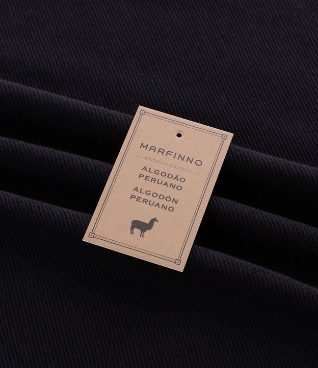 Remera en Algodón Peruano con Cuello Padre 6