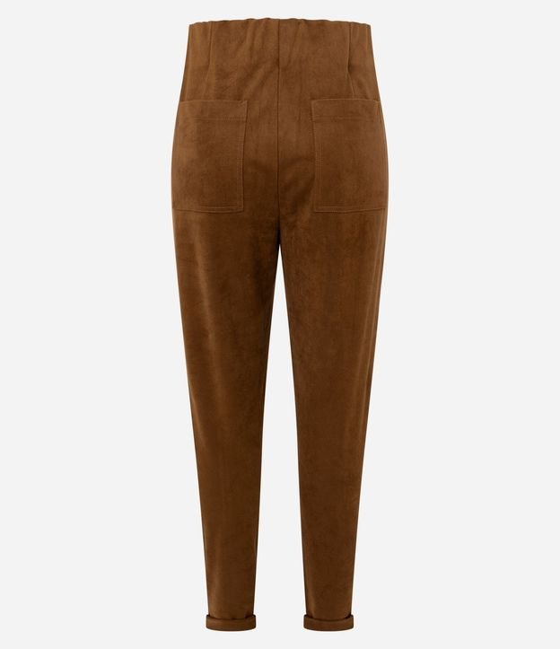 Pantalón Skinny en Gamuza con Ruedo Plegado 7