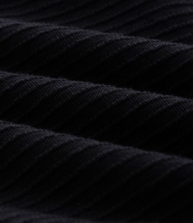 Pantalón Recto en Algodón con Textura Vertical 6
