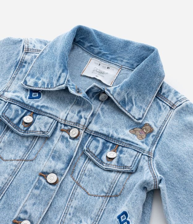 Campera Jeans Infantil con Bordados Divertidos - Talle 1 a 6 años 5