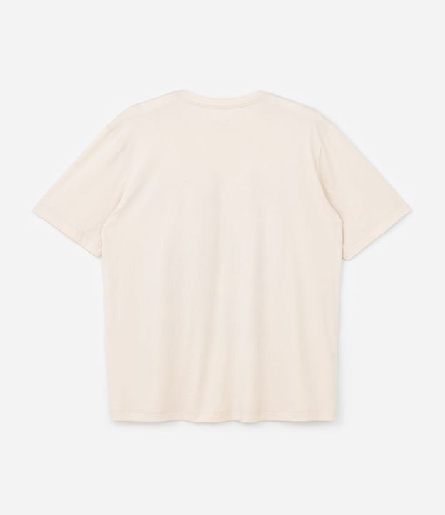 Remera Alargada Estampado Paris Croissant y Crème Curve & Plus Size 4