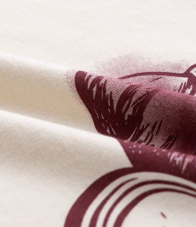 Remera Alargada Estampado Paris Croissant y Crème Curve & Plus Size 5