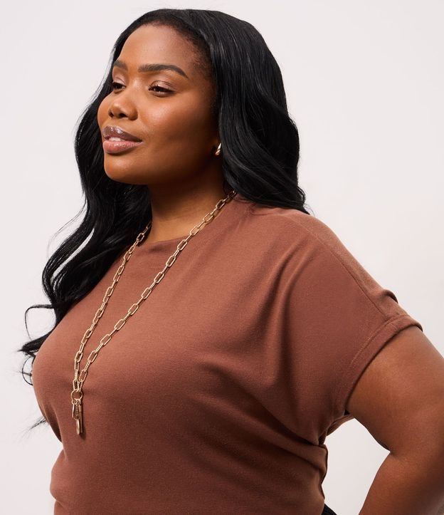 Blusa en Ribana sin Sisa Curve & Plus Size 3