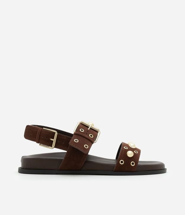 Sandalia Sport Sandal Plana con Tachuelas y Ojetes