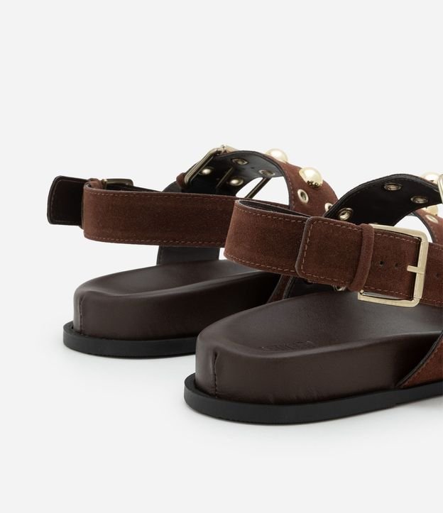 Sandalia Sport Sandal Plana con Tachuelas y Ojetes 5