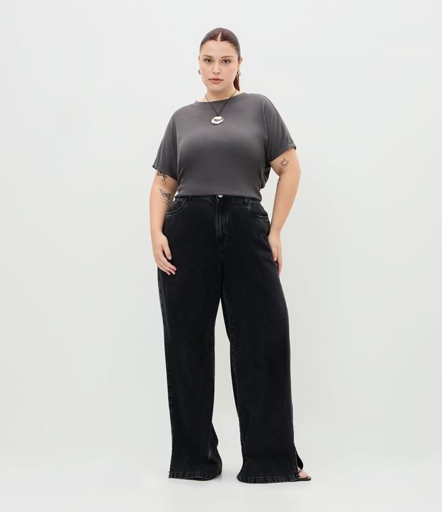 Blusa en Ribana sin Sisa Curve & Plus Size 2
