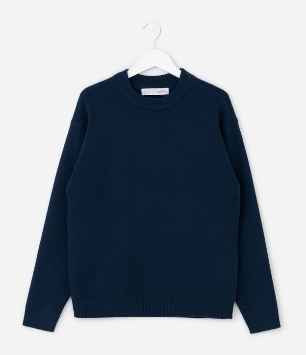 Saco Infantil Texturizada con Cuello Redondo – Talle 5 a 14 años
