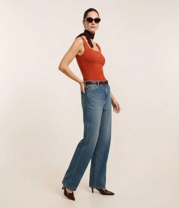 Blusa en Poliamida con Escote Cuadrado 2