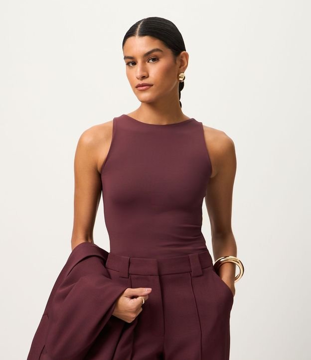 Blusa en Poliamida con Cuello Redondo 2
