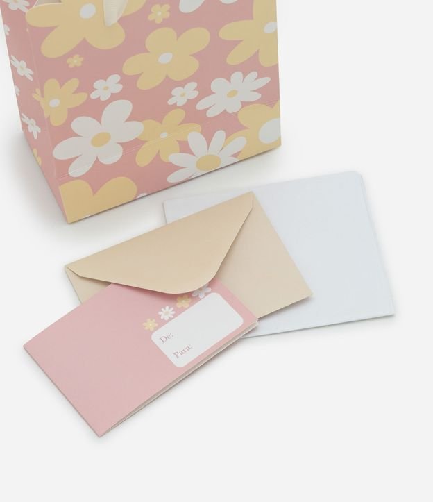 Bolsa de Regalo Extra Pequeño con Estampa Floral 4