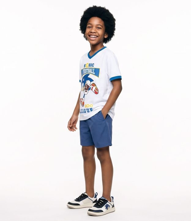 Remera Infantil Deportiva con Estampa de Sonic Football – Talle 5 a 14 años 2