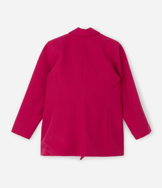 Blazer Alargado Sastre y Sin botones Curve & Plus Size 5