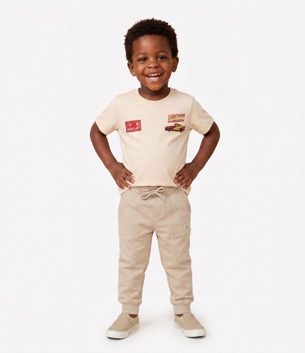 Remera Infantil con Estampa Coches Rayo Mcqueen – Talle 2 A 8 años