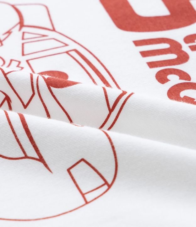 Remera Infantil en Algodón con Manga Corta y Estampa de Carro- Talle 2 A 6 años 3