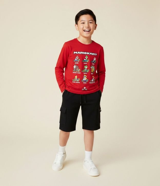 Remera Infantil con Estampado Mario Kart – Talle 3 a 10 años
