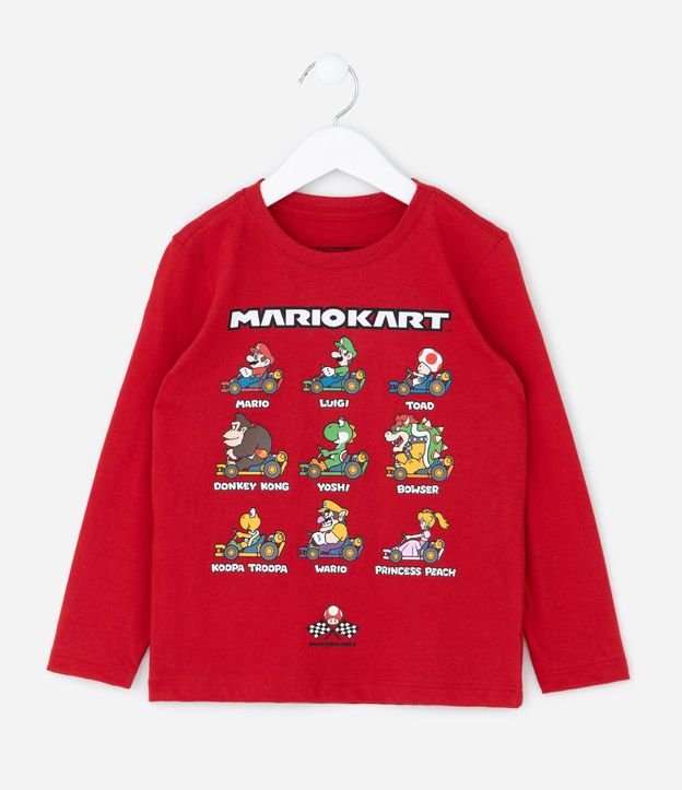 Remera Infantil con Estampado Mario Kart – Talle 3 a 10 años 2