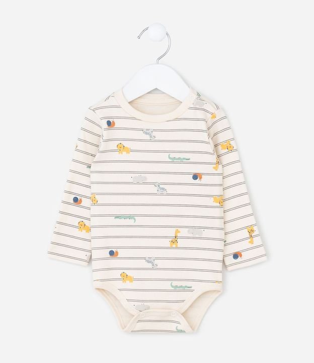Conjunto Infantil en Suedine con Bordado de Girafa - Talle RN a 18 meses 3