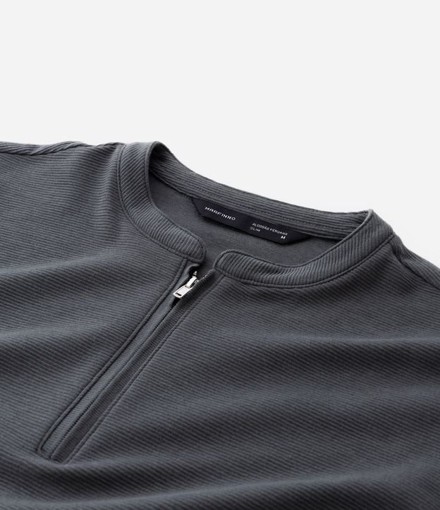 Remera en Algodón Peruano con Cuello Padre 8