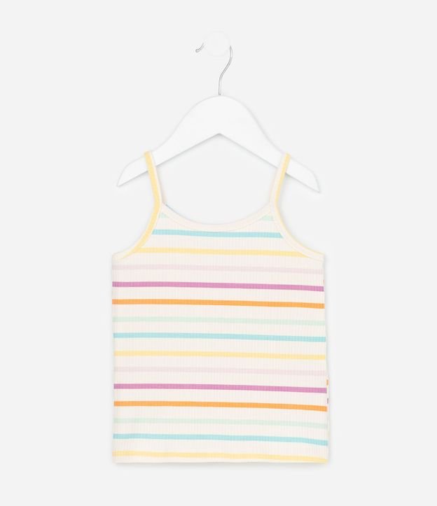 Musculosa infantil Rayada con Breteles Finos – Talle 1 a 5/6 años