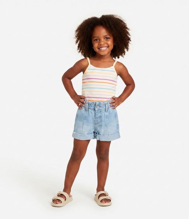 Musculosa infantil Rayada con Breteles Finos – Talle 1 a 5/6 años