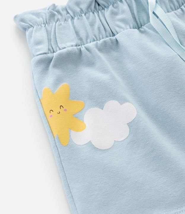 Short Clochard Infantil con Estampado Ícones – Talle 1 a 5/6 5
