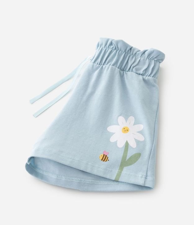 Short Clochard Infantil con Estampado Ícones – Talle 1 a 5/6 6