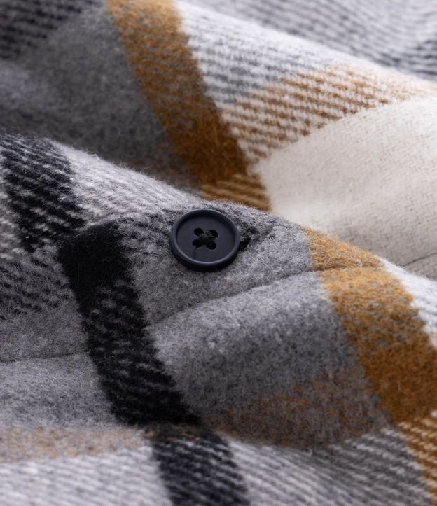 Campera en Franela de Cuadros con Sherpa 6