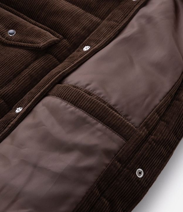 Campera de Terciopelo Cotele con dos Bolsillos de Solapa 9