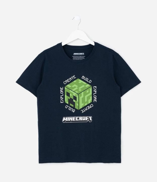 Remera Infantil Minecraft con Estampado Creeper – Talle 5 a 14 años 1