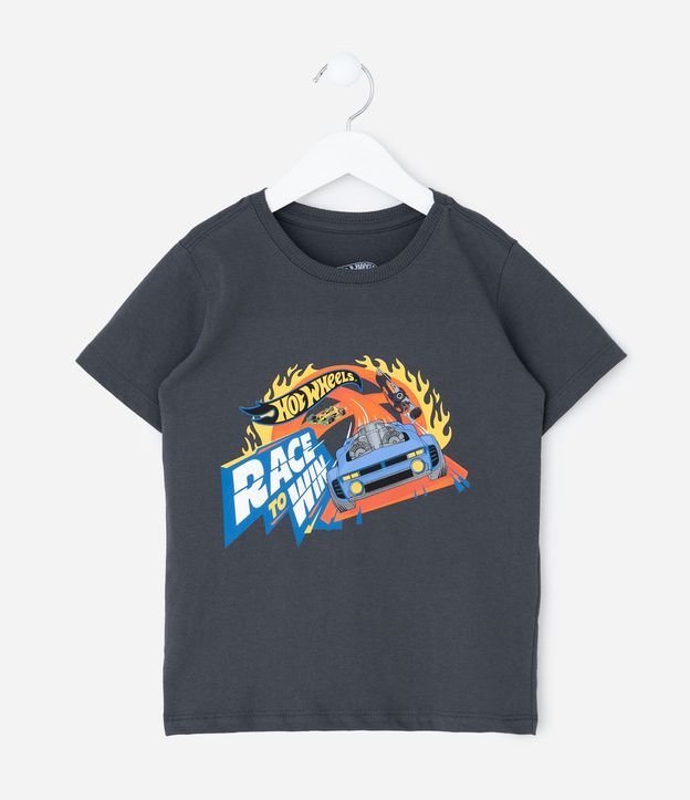 Remera Infantil con Estampado Hot Wheels Pista de Fogo – Talle 4 a 10 años 3