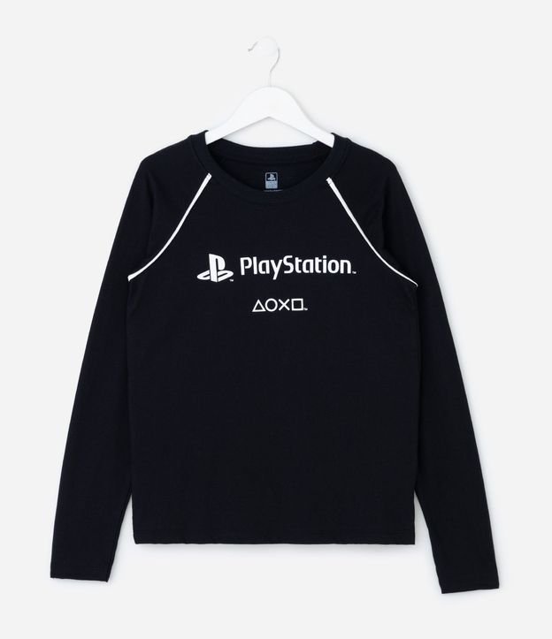 Remera Infantil PlayStation con Biés – Talle 5 a 14 años