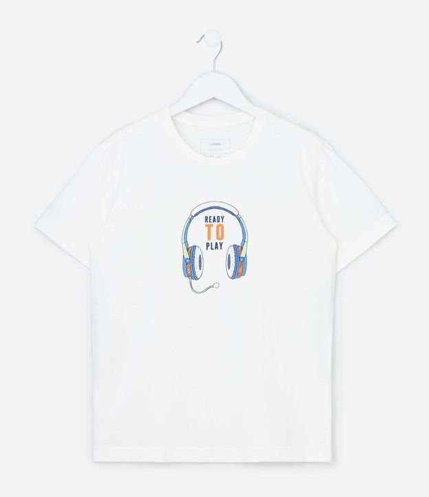 Remera Infantil Regular con Audifonos Ready to Play - Talle 5 a 14 años 2