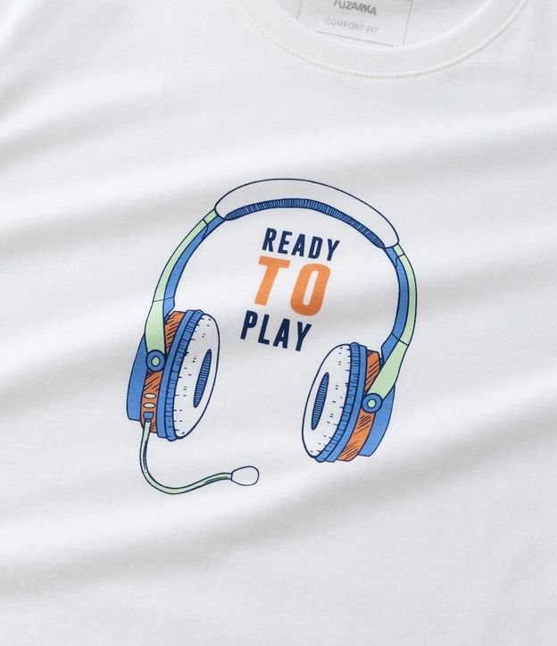 Remera Infantil Regular con Audifonos Ready to Play - Talle 5 a 14 años 5