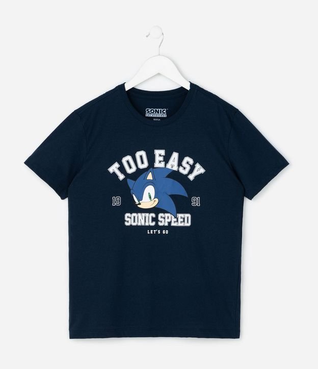 Remera Infantil con Estampado Sonic Speed – Talle 5 a 14 años 2