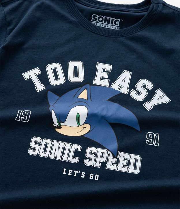 Remera Infantil con Estampado Sonic Speed – Talle 5 a 14 años 5
