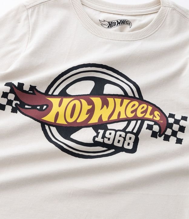 Remera Infantil con Estampado Hot Wheels Grid – Talle 4 a 12 años 4