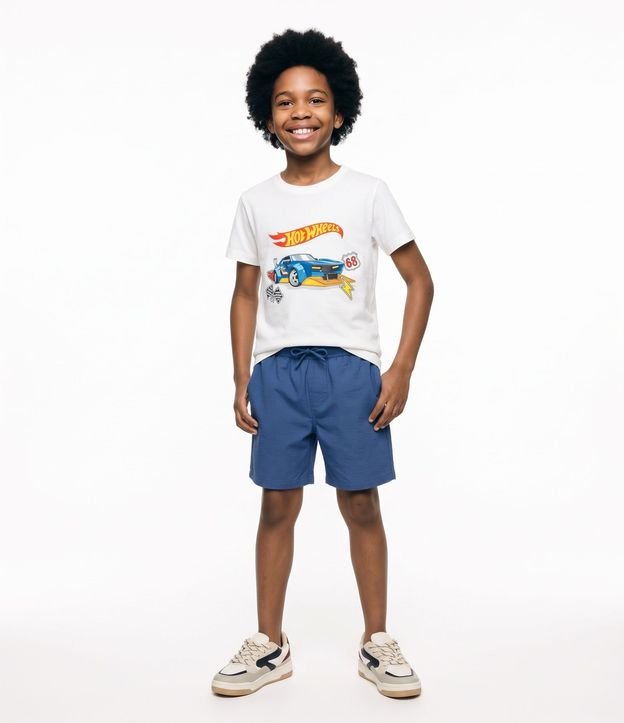 Remera Infantil con Estampa de Hot Wheels – Talle 4 a 10 años 1