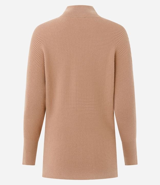 Blusa Regular en Punto con Cuello Alto 7