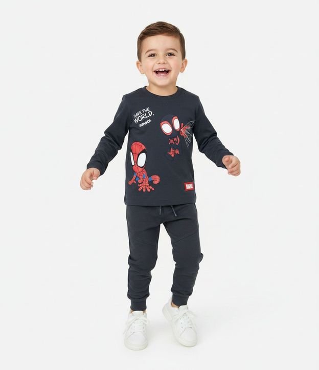 Remera Infantil con Estampado Spidey y Miles – Talle 2 a 6 años