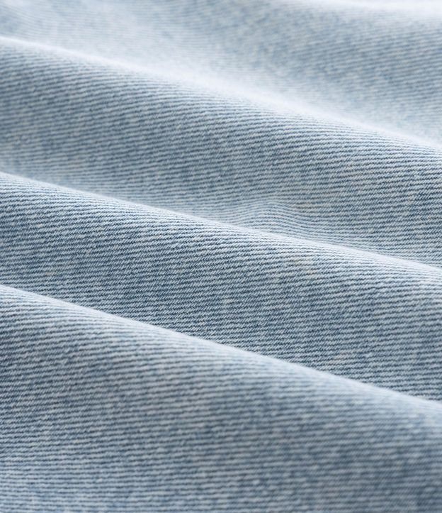 Bermuda Denim/Jeans Liso Reta Loose First Denim 7
