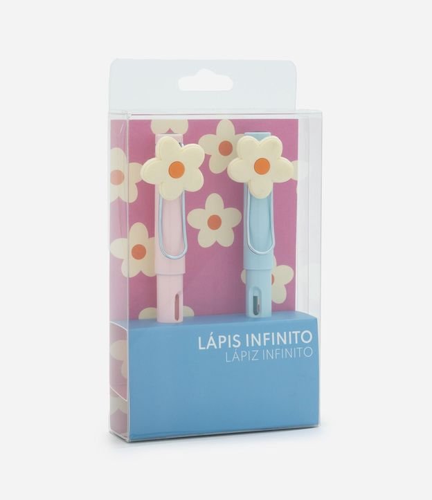Lápis Infinito con Adorno de Flor