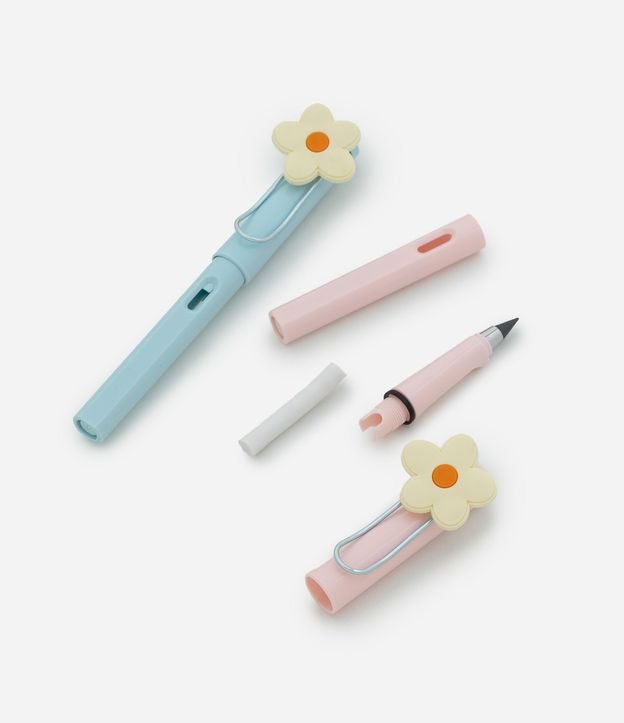 Lápis Infinito con Adorno de Flor 2