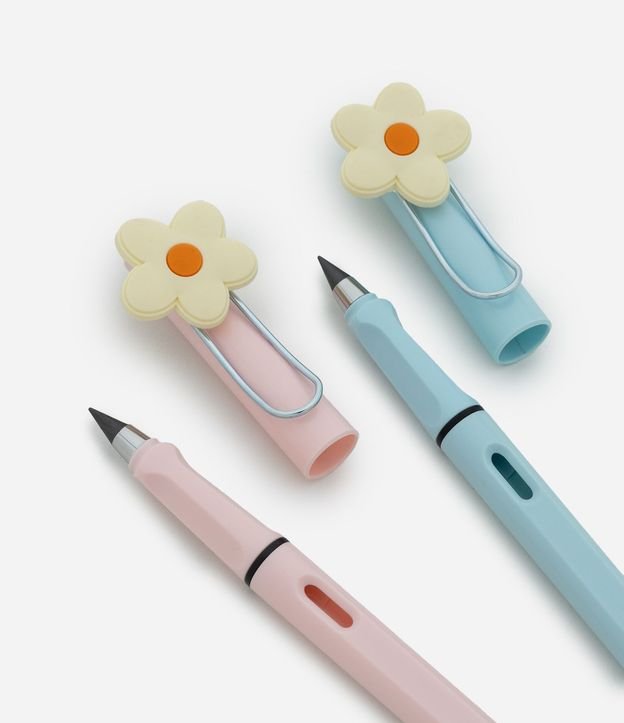 Lápis Infinito con Adorno de Flor 3
