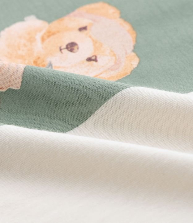 Remera Infantil Slim con Estampado Bear Club - Talle 5 a 14 años 3