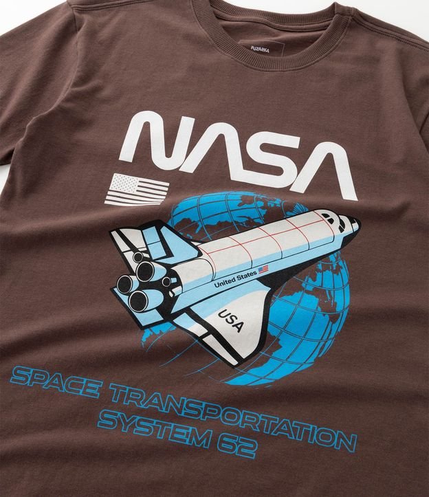 Remera Infantil Relaxed con Estampado NASA y Cohete – Talle 5 a 14 años 5