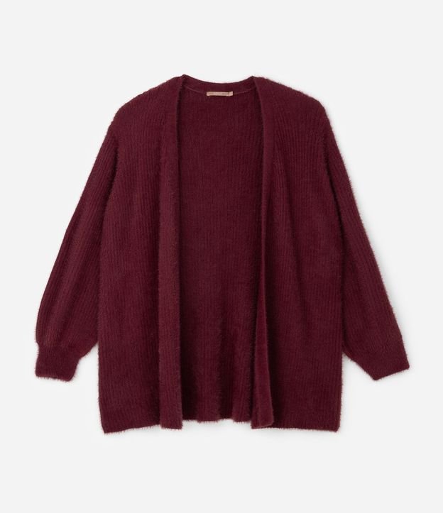 Cardigan Alargado en Punto Rectilíneo Curve & Plus Size 5