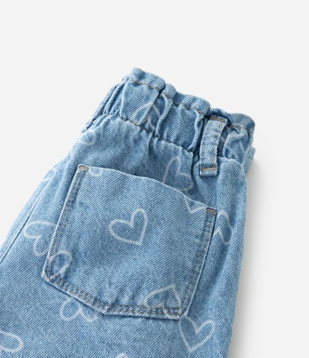 Short Infantil en Jeans con Estampa de Moñitas – Talle 1 a 5/6 años 4