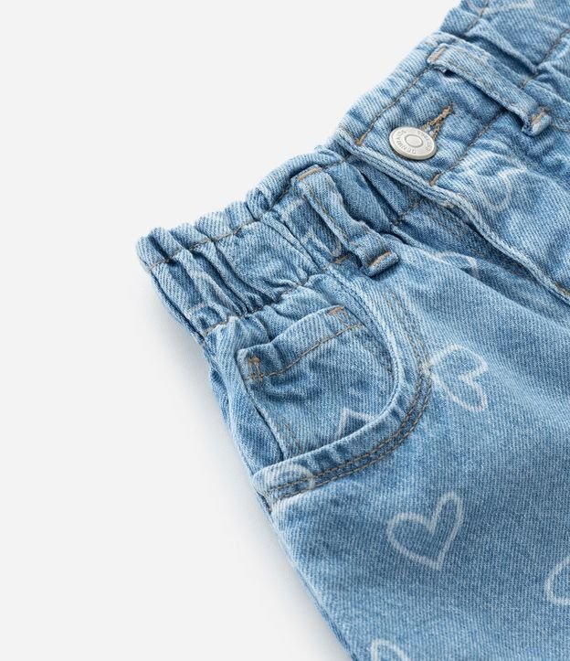 Short Infantil en Jeans con Estampa de Moñitas – Talle 1 a 5/6 años 7