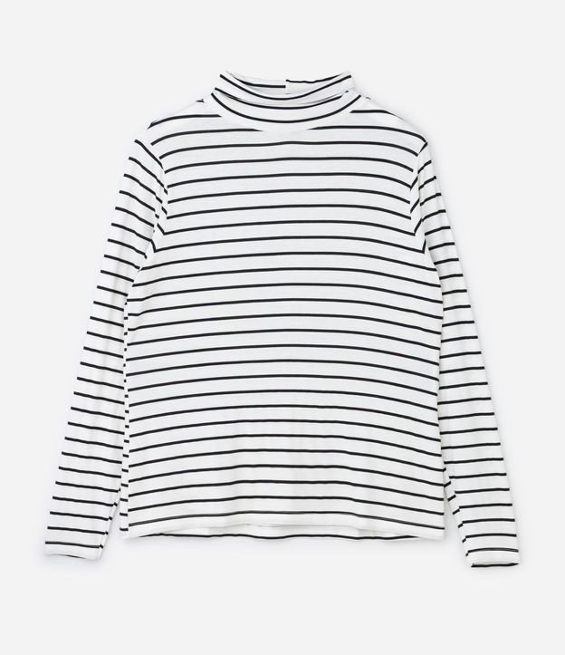 Blusa en Viscolycra con Cuello Alto Curve & Plus Size 4